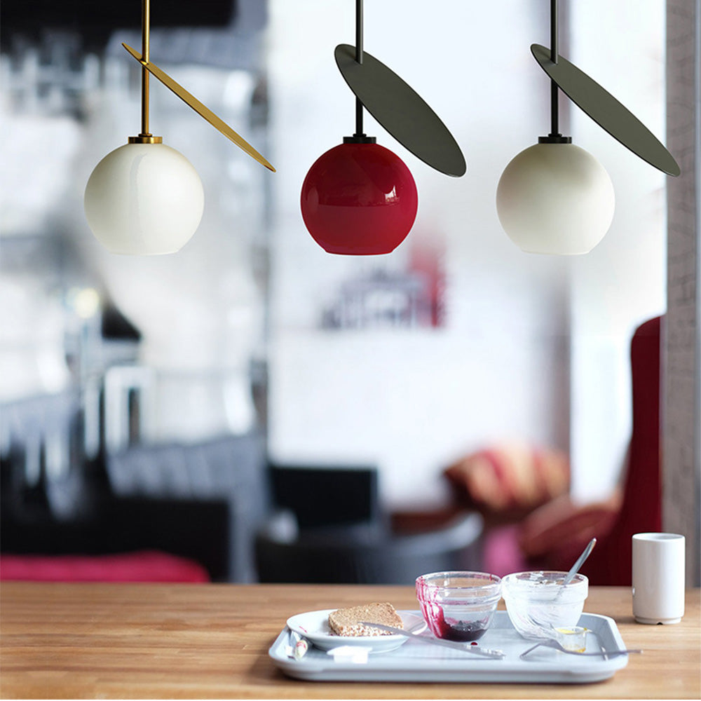 Postmodern Double Pendant Lamp - Cherry Design with Dual Lighting