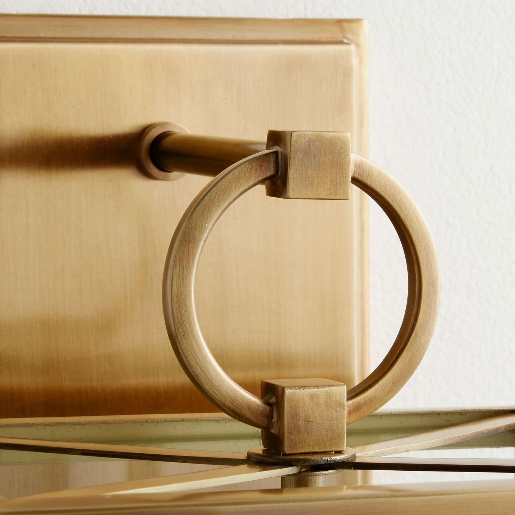 Ferrix Iron Outdoor Wall Lamp - Industrial Rectangular Glass Sconce