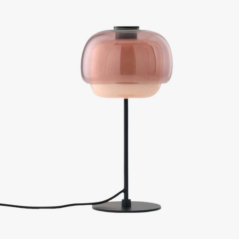 Clinco Mushroom Glass Retro Table Lamp for Living Room