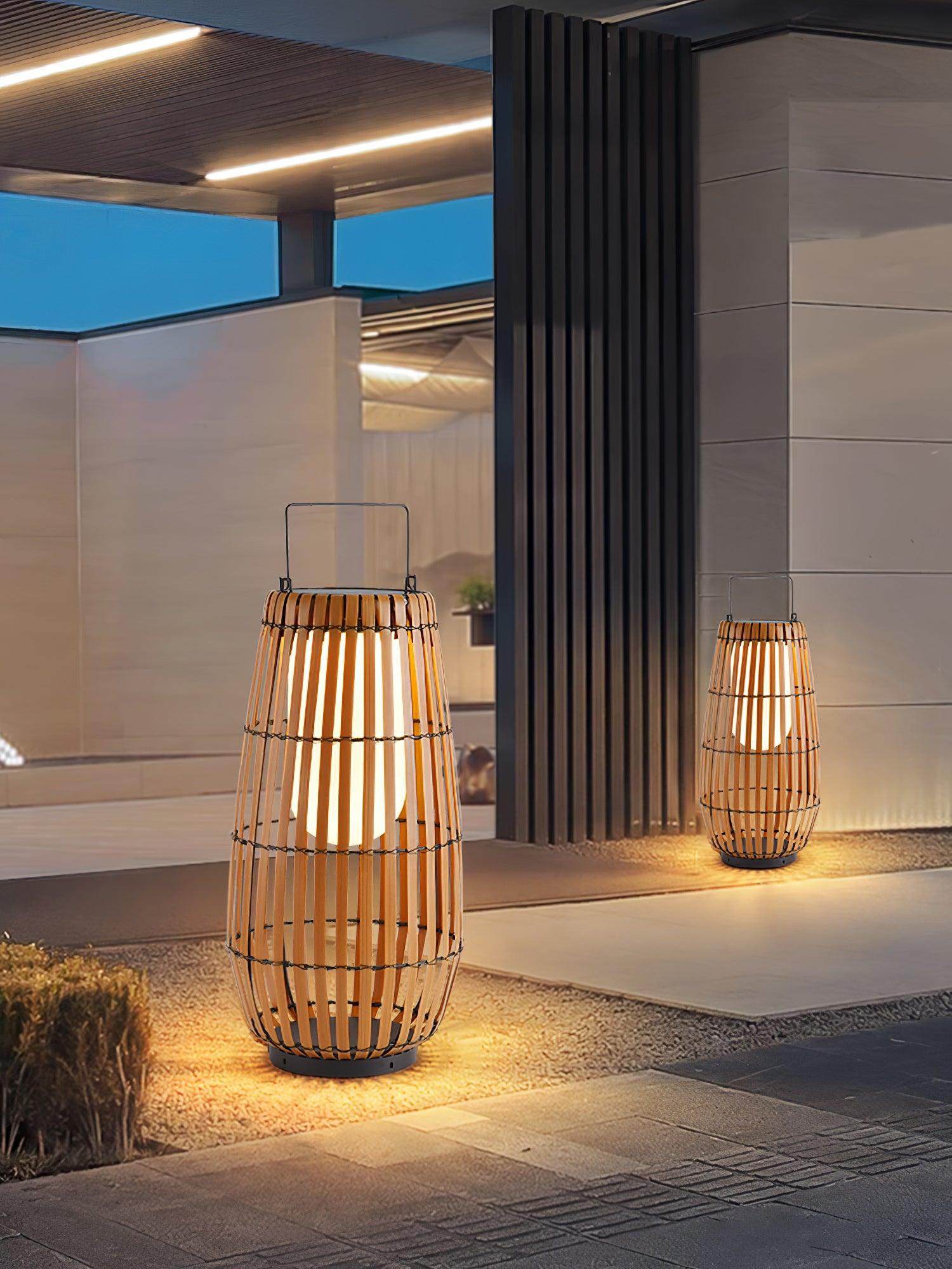 Tropic Braid Außenlampe - Kunstrattan Metall Wasserdicht