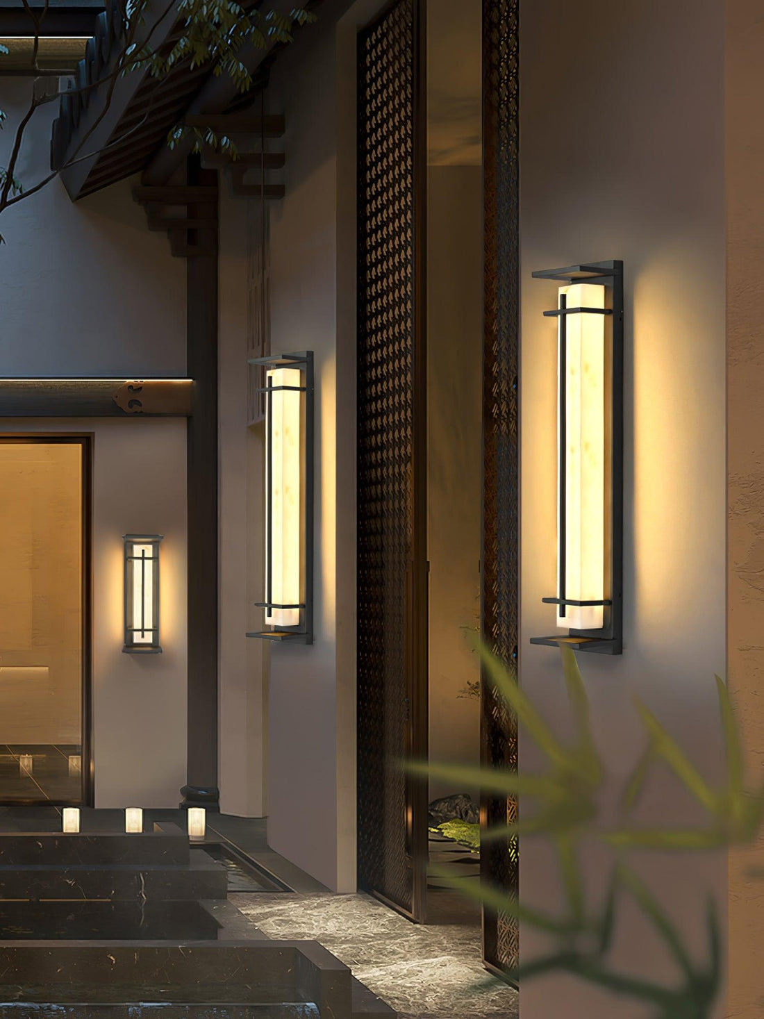 Quadratische Außenwandleuchte - Wasserdichte LED-Lampe für Garten &amp; Terrasse