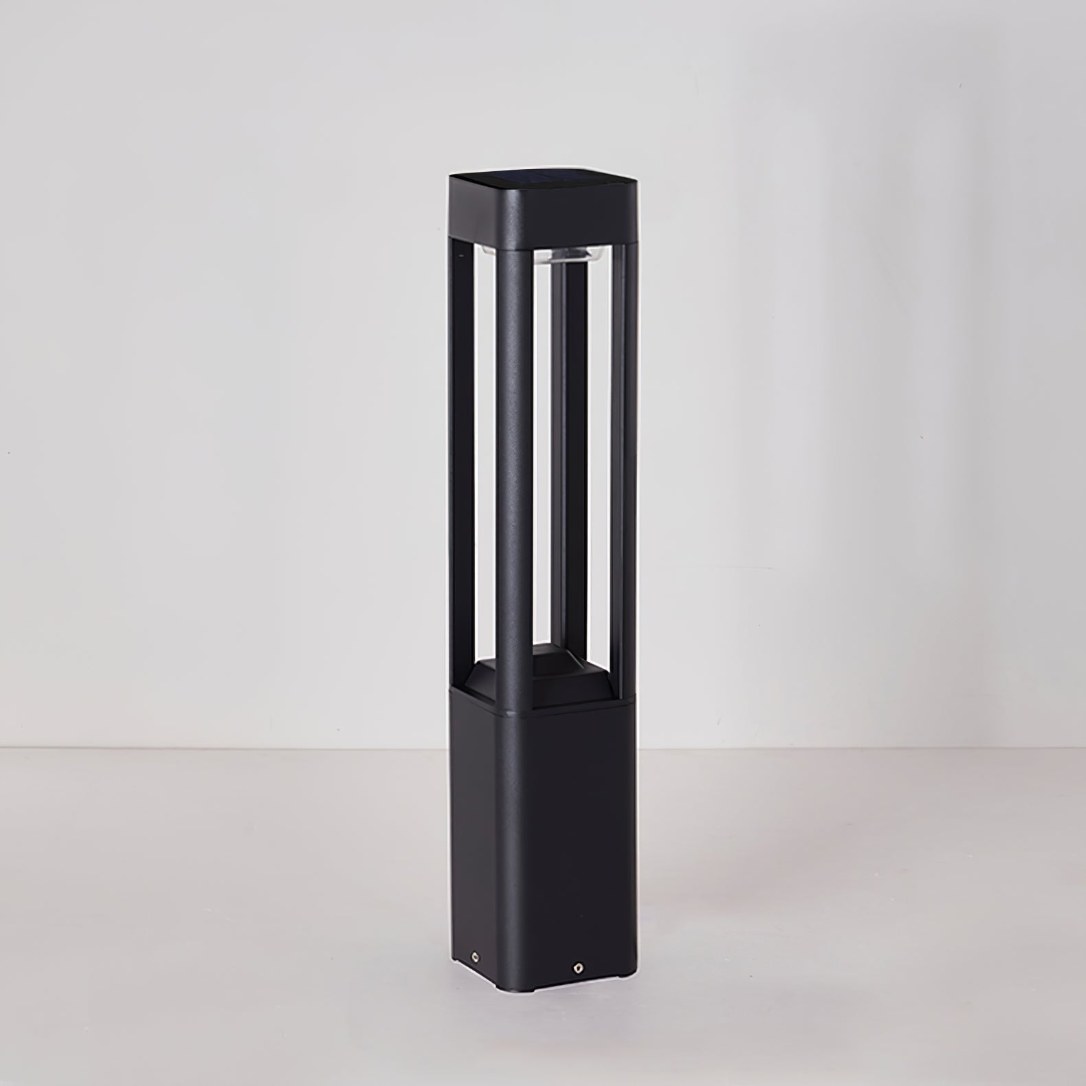 Rectangular Garden Bollard Light - Modern LED Lamp for Pathway