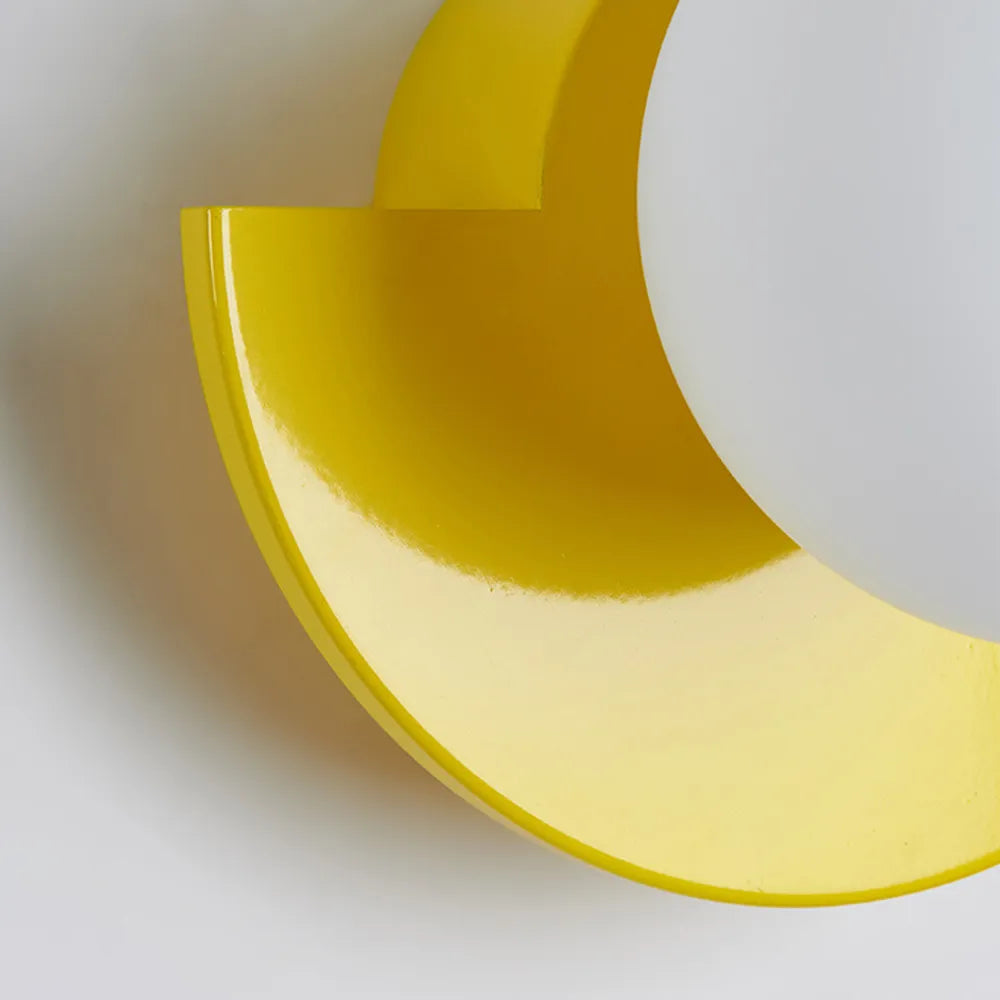 Luminous Macaron Colourful Orb Wall Lamp – Nordic Design Glass Lamp for Home or Office N14