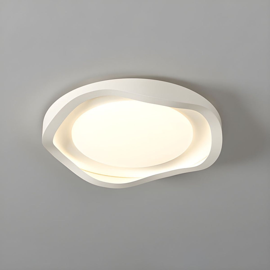 Geometric LED Ceiling Light – Acrylic Modern Fixture for Stylish Rooms