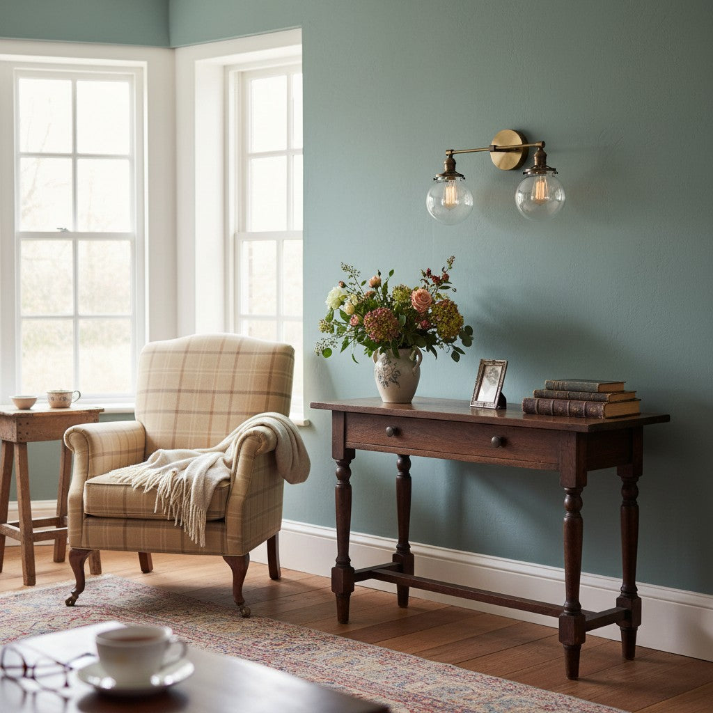 Lumio Globe Glaskugel-Waschtischleuchte – Moderne Badezimmerleuchte mit zwei Lichtern