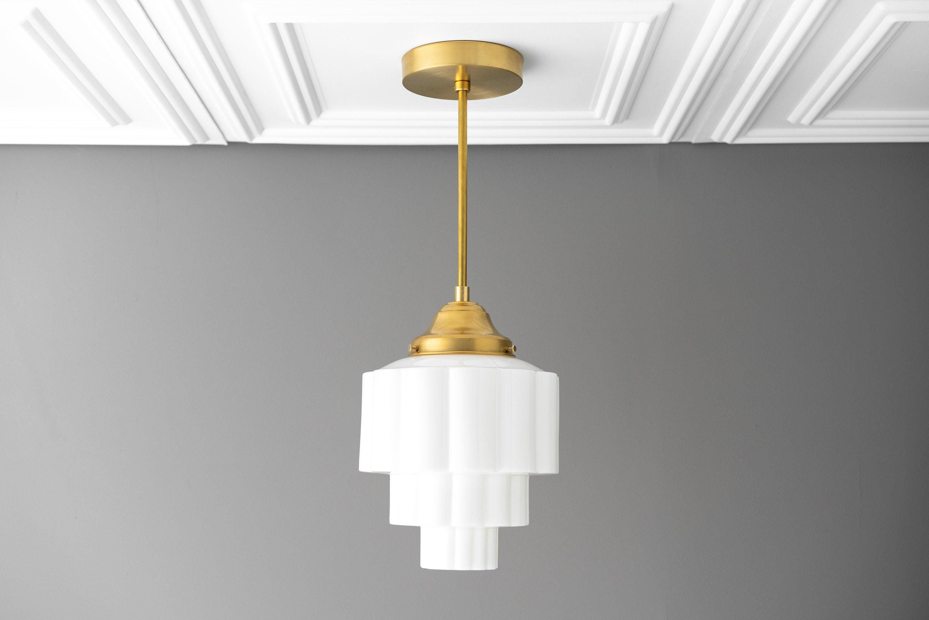 Geotower Glass Pendant Light - Elegant Home Lighting