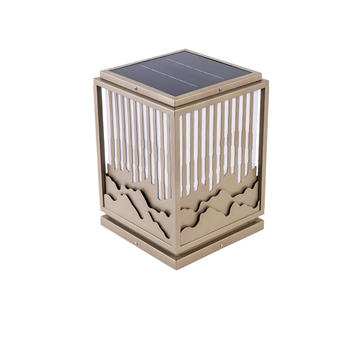 Wave Garden Outdoor Light - Sleek Wavy Body Weather