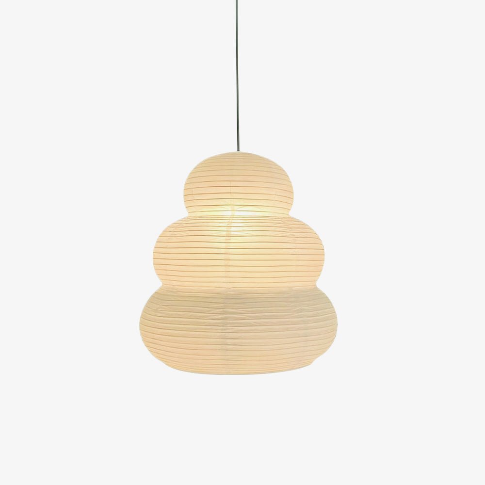Rice Paper Pendant Lamp - Warm Glow for Living Room & Dining