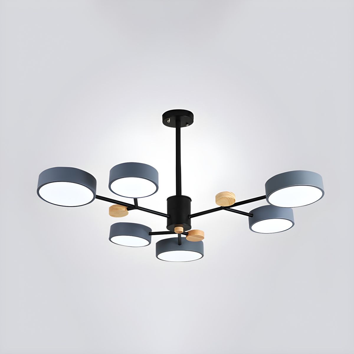 Moderner Acryl-Kronleuchter - Lampe mit mehreren Lampenköpfen für das Wohnzimmer