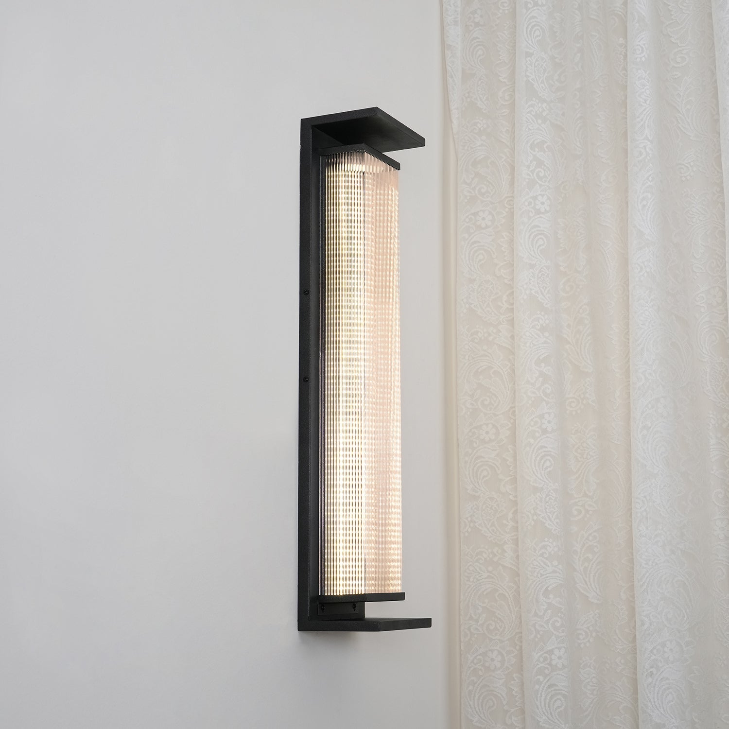 Rectangular Outdoor Wall Lamp - LED Light for Garden & Patio