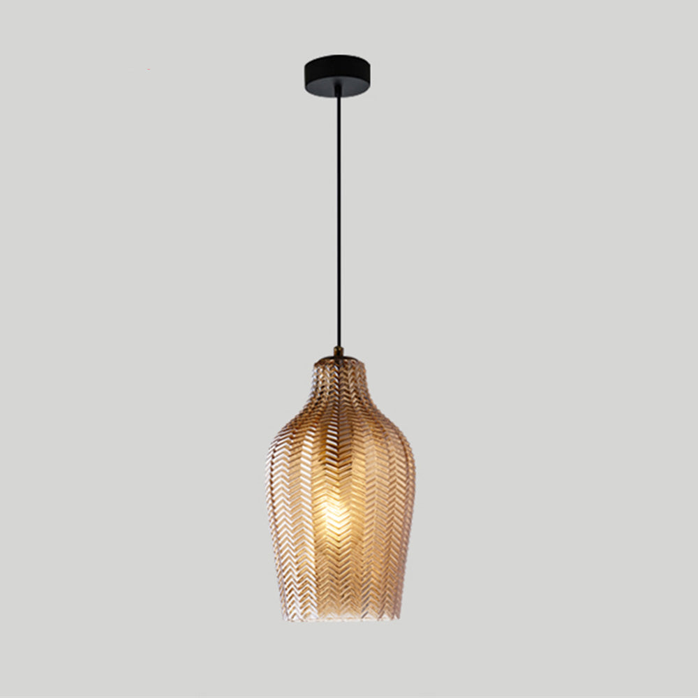 Glass Lampshade Pendant Lamp - Stylish Fixture for Living Room