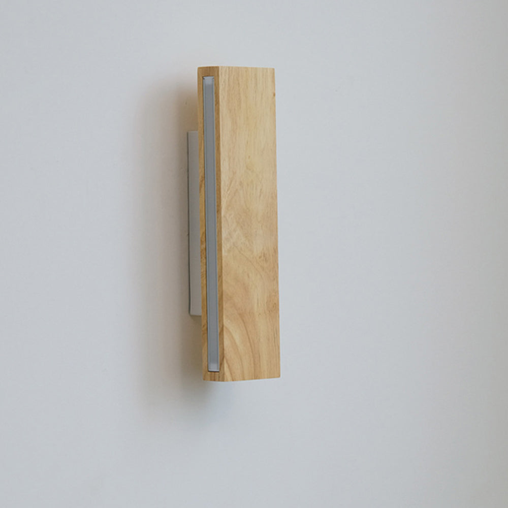 Modern Wood Wall Light - Rotatable Fixture for Dining Room
