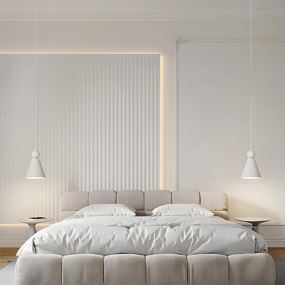Iron Pendant Light - Compact Minimalist Living Room Lighting