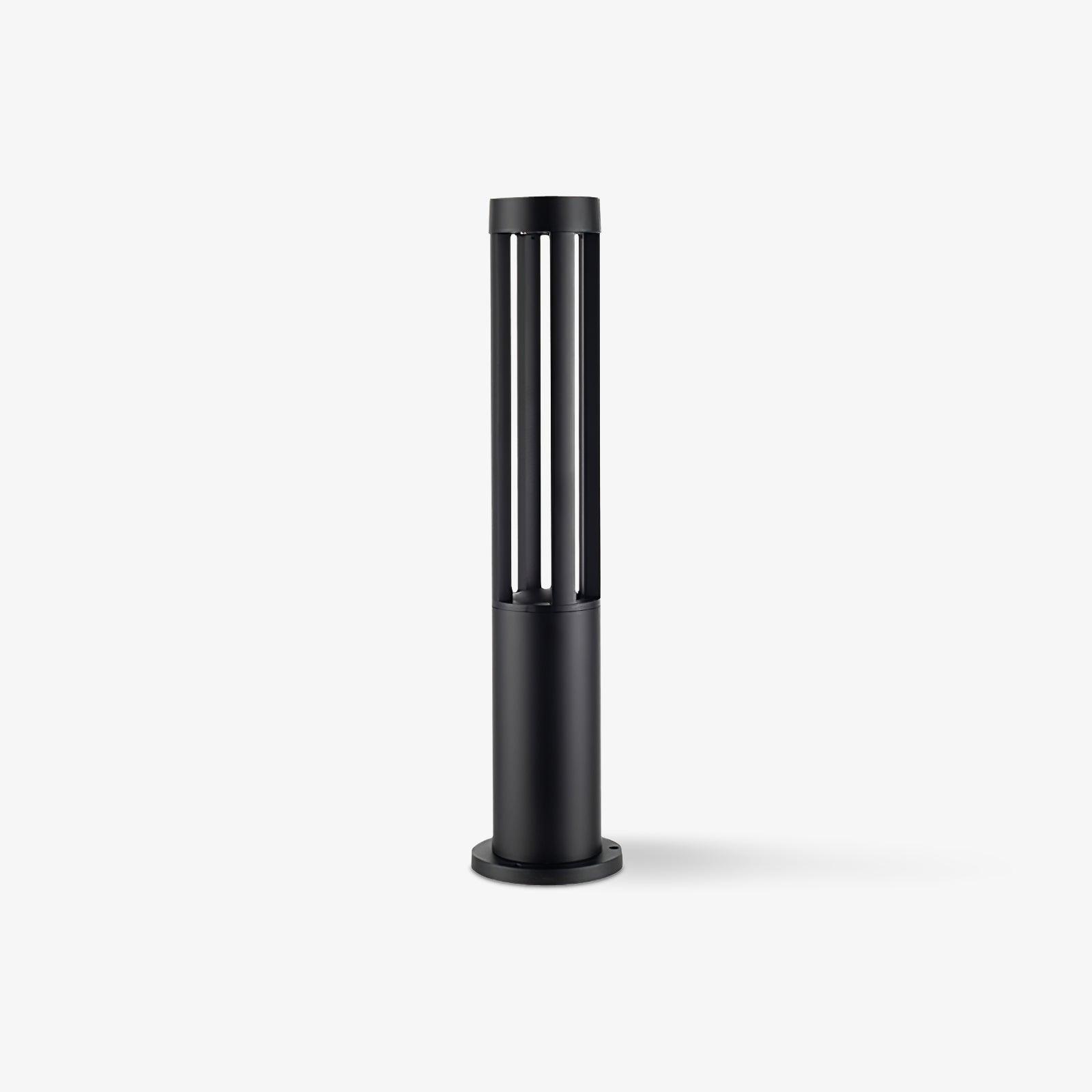 Black Solar Outdoor Post Light - Waterproof Solar Post Lamp