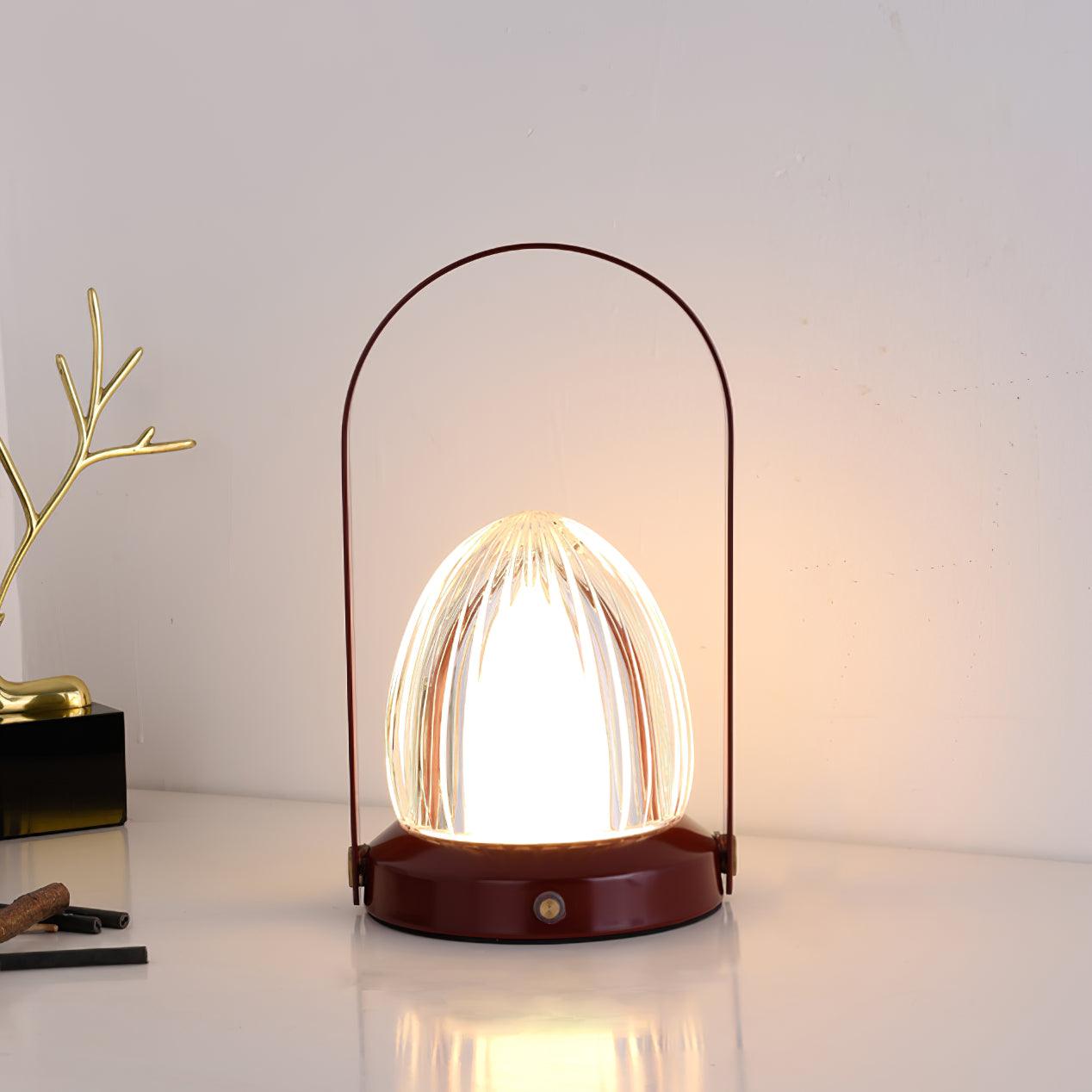 Wiederaufladbare Tischlampe – Tragbares dimmbares Licht fürs Schlafzimmer
