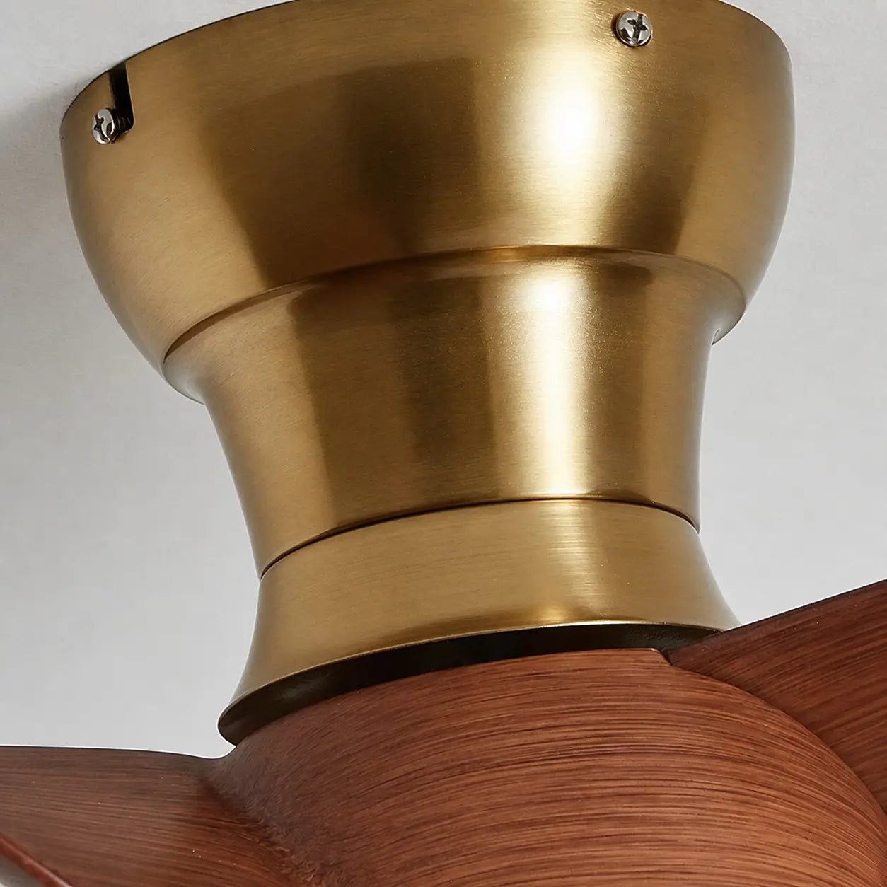 Natural copper ceiling canopy finish detail