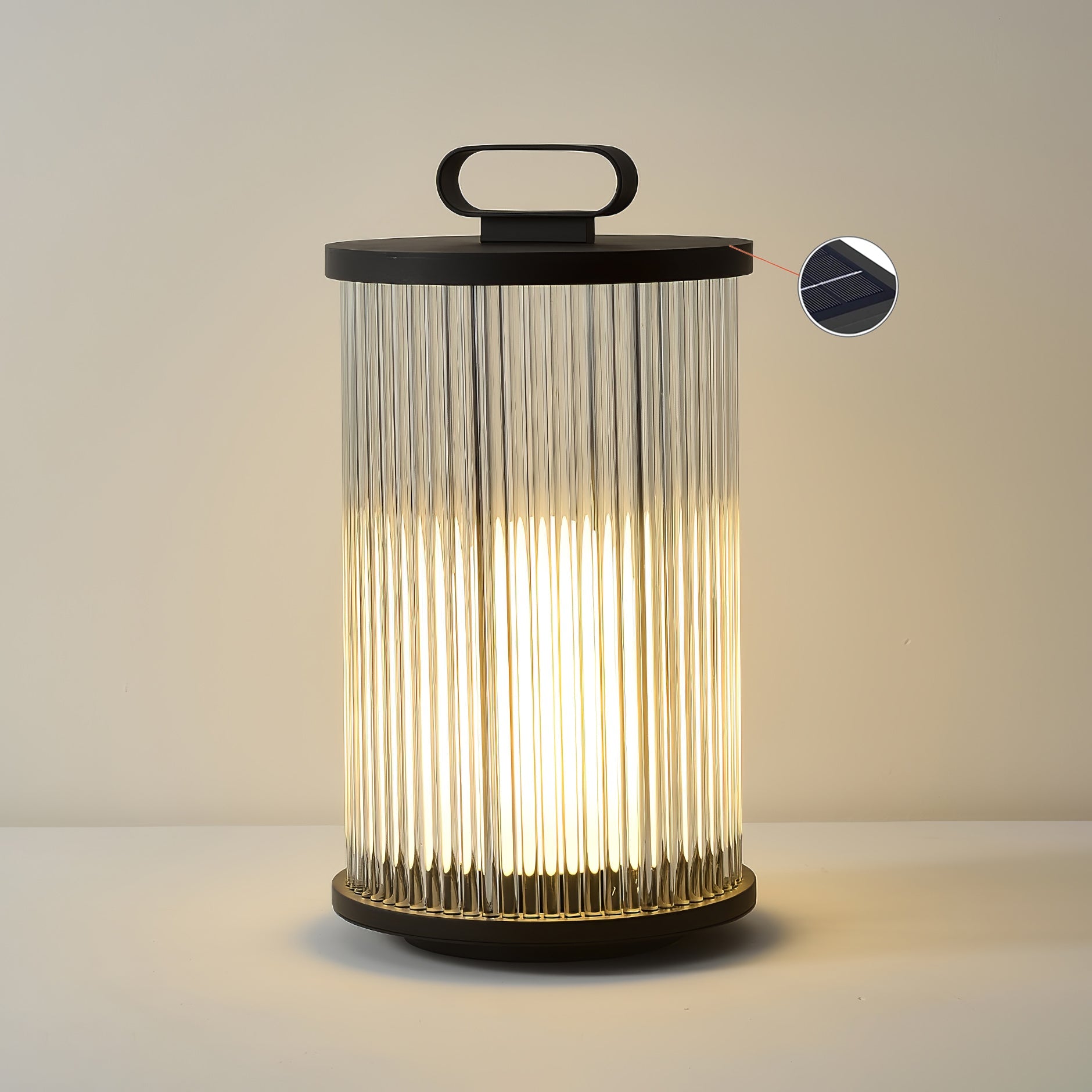 Solar Garden Lantern Light - Decorative Outdoor Lamp for Patio & Pathway