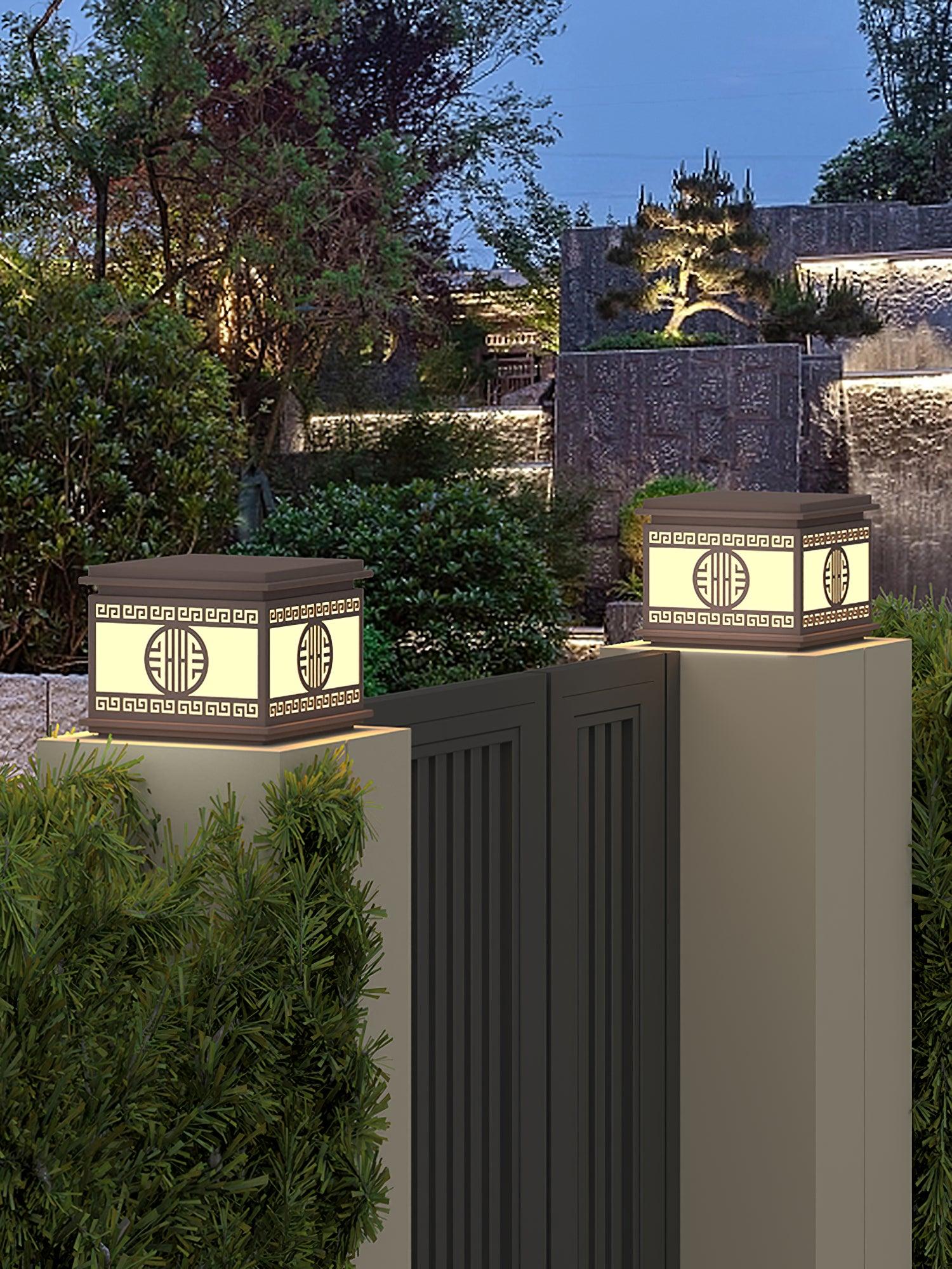 Stilvolle Gartenleuchte für den Außenbereich – Hochwertige, elegante Lampe für den Innenhof