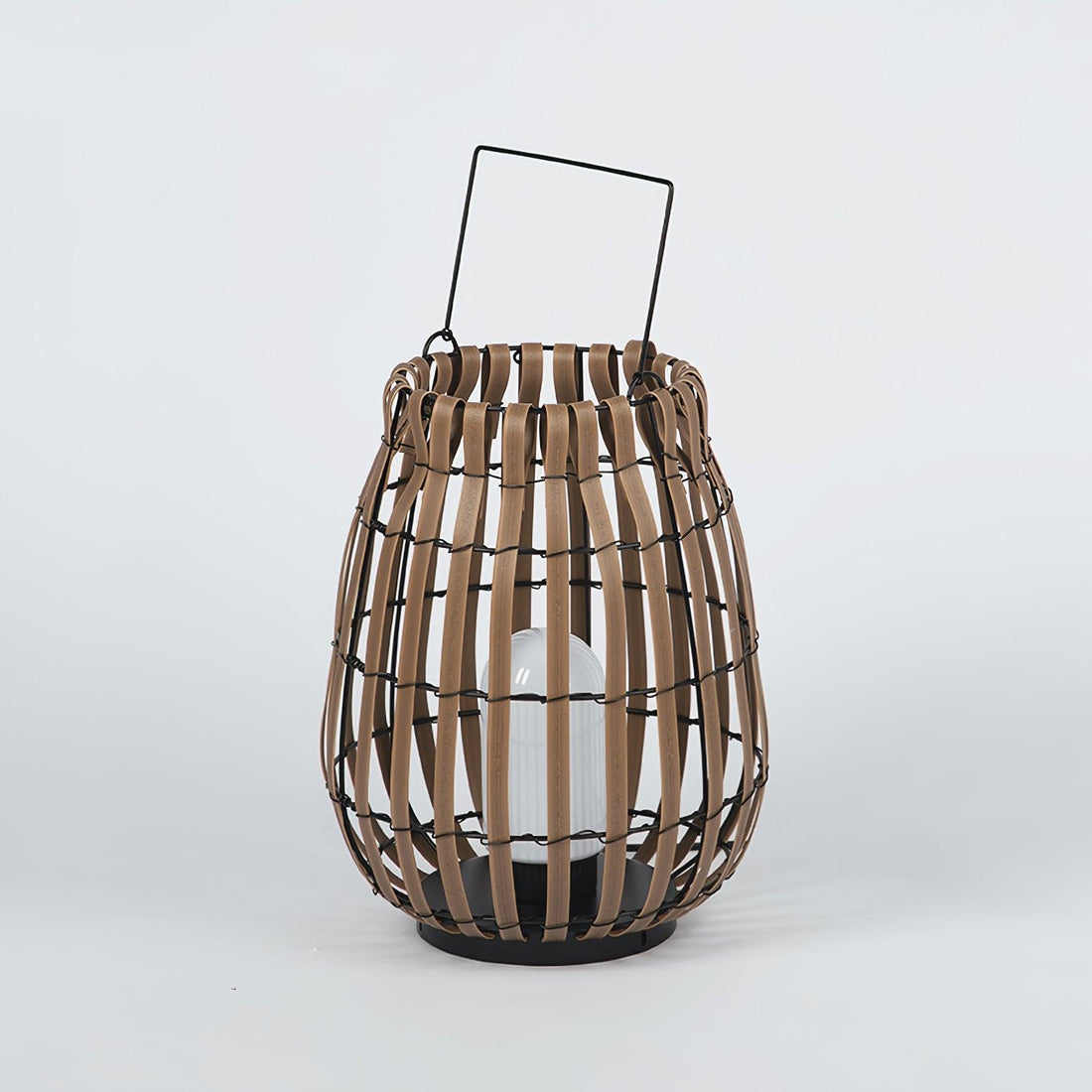 Tropic Braid Outdoor Lamp - Faux-Rattan Metal Waterproof