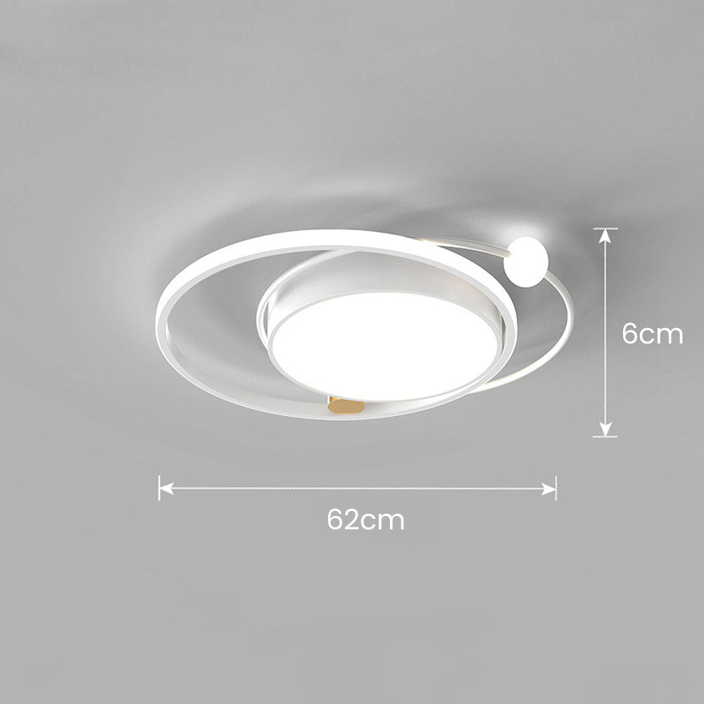 Modern Round LED Ceiling Light – Minimalist Fixture for Living Spaces