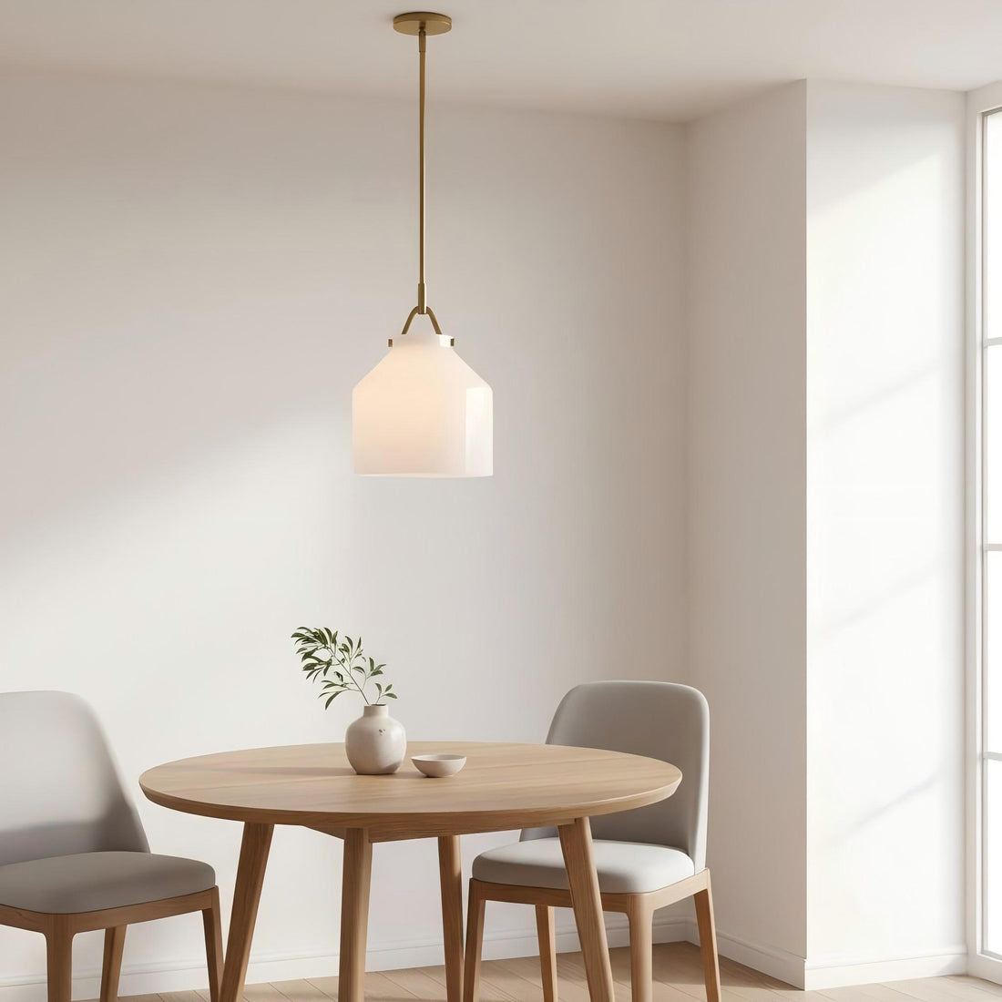 Hanton Metal Pendant Light - Modern Hanging Lamp for Dining Room