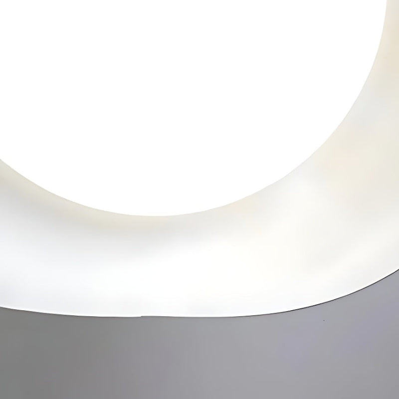 Minimalist Wavy Metal Ceiling Light