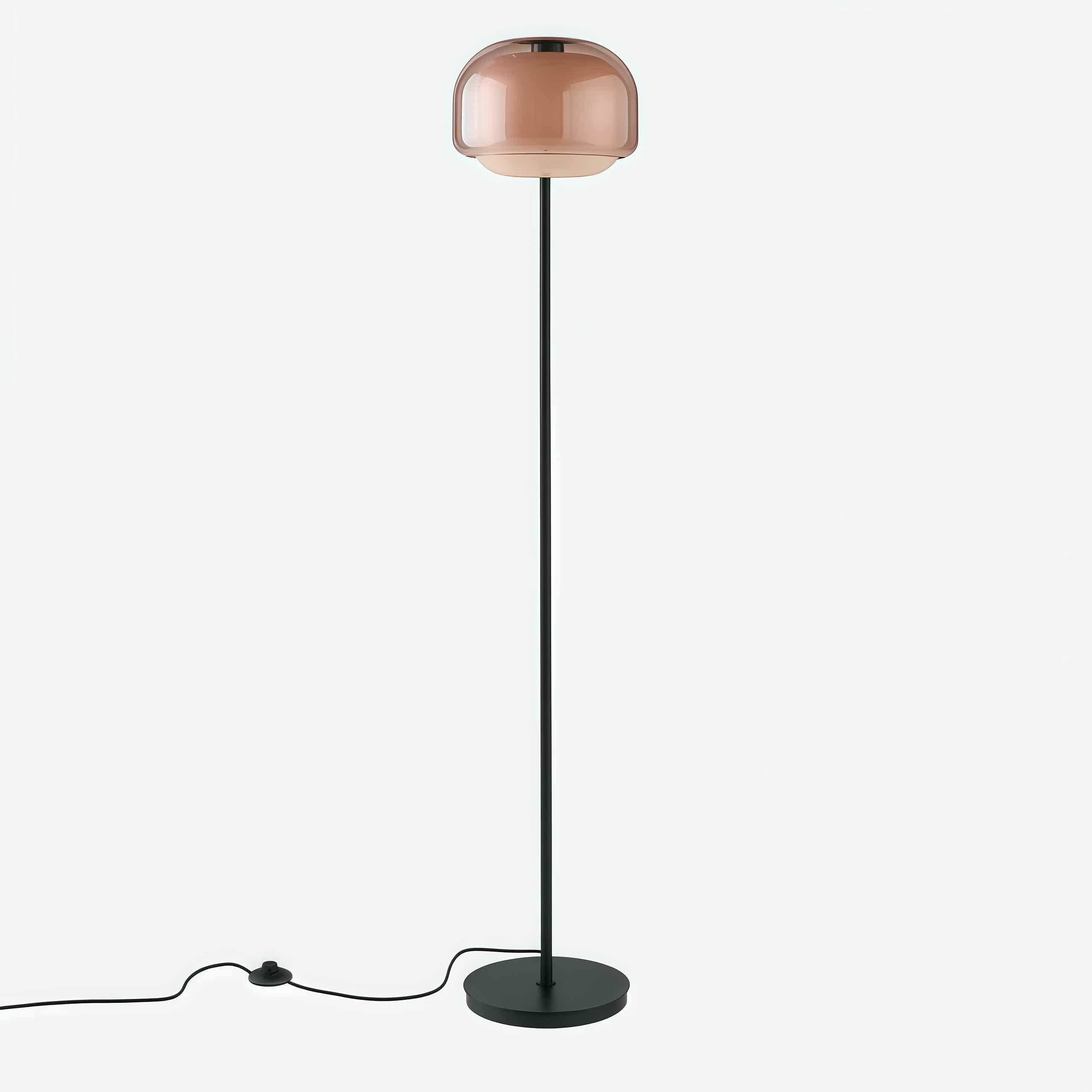 Clinco Modern Mushroom Floor Lamp - Colored Glass Design