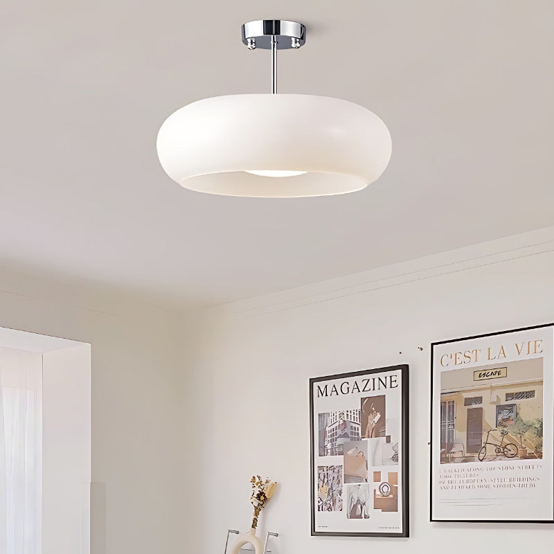 Bauhaus Brass Disc Vintage Ceiling Lamp