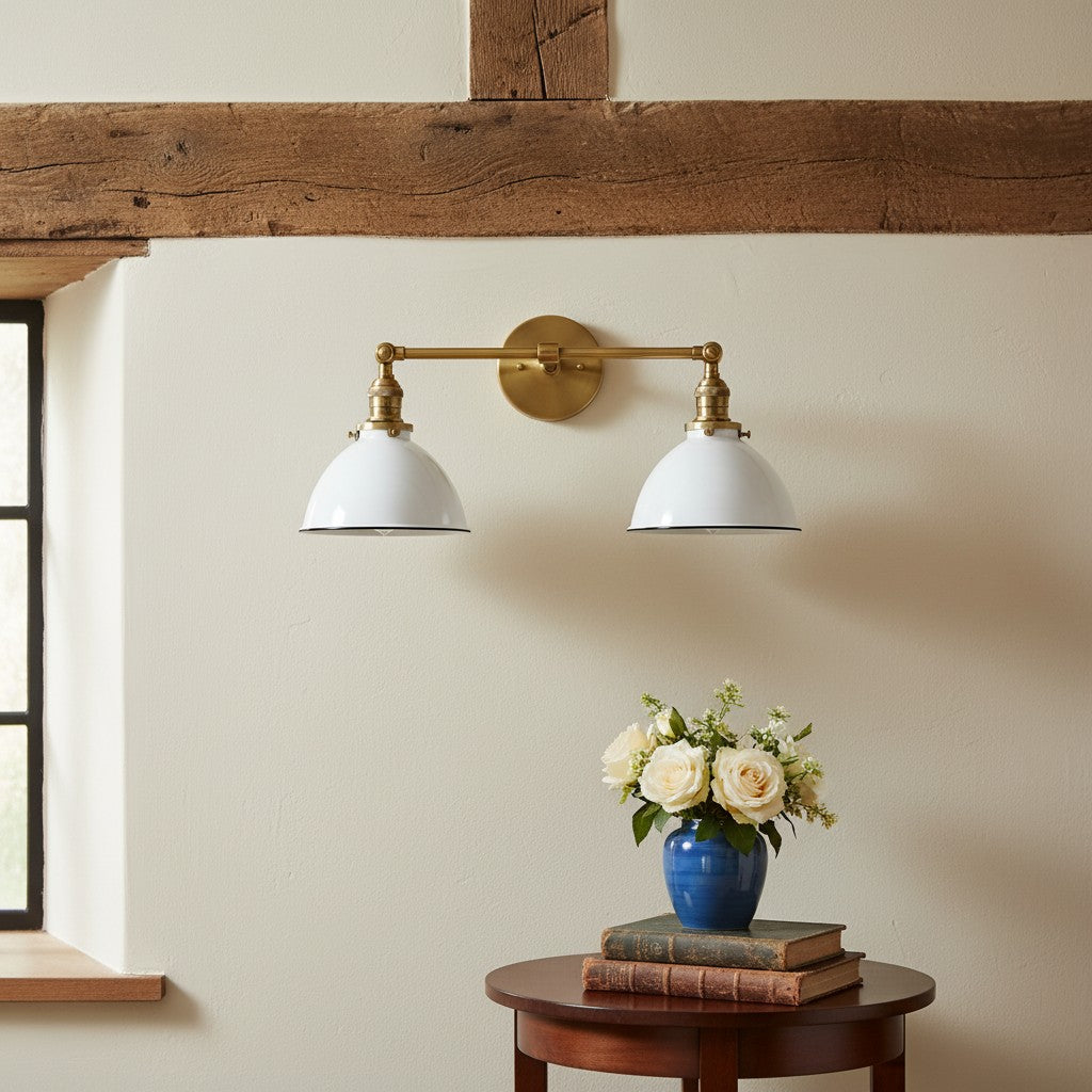 Conique Metal Industrial Vanity Light - Modern Bathroom Lighting Fixture