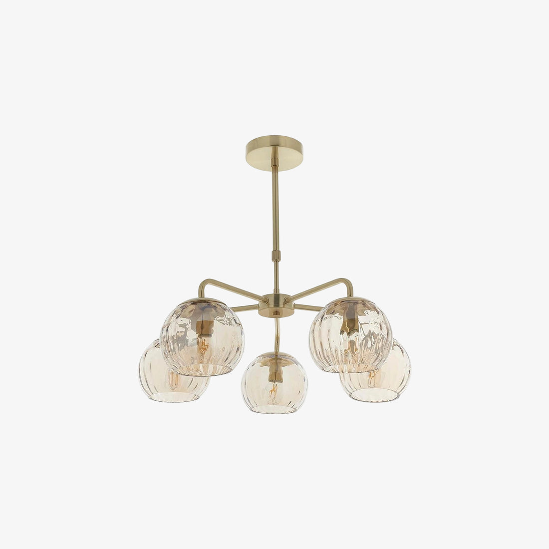 Tracian Glass Mid-Century Modern Globe Pendant Light for Dining Room