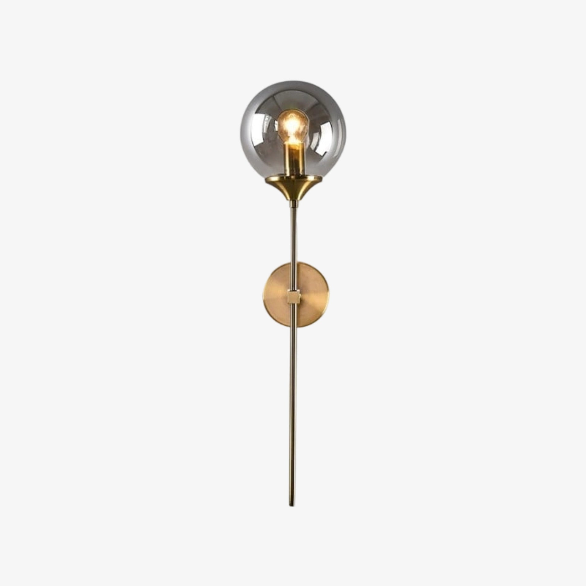 Beanaura Wall Lamp Nordic Glass Ball Metal Design – Modern Indoor Lighting for Living Room