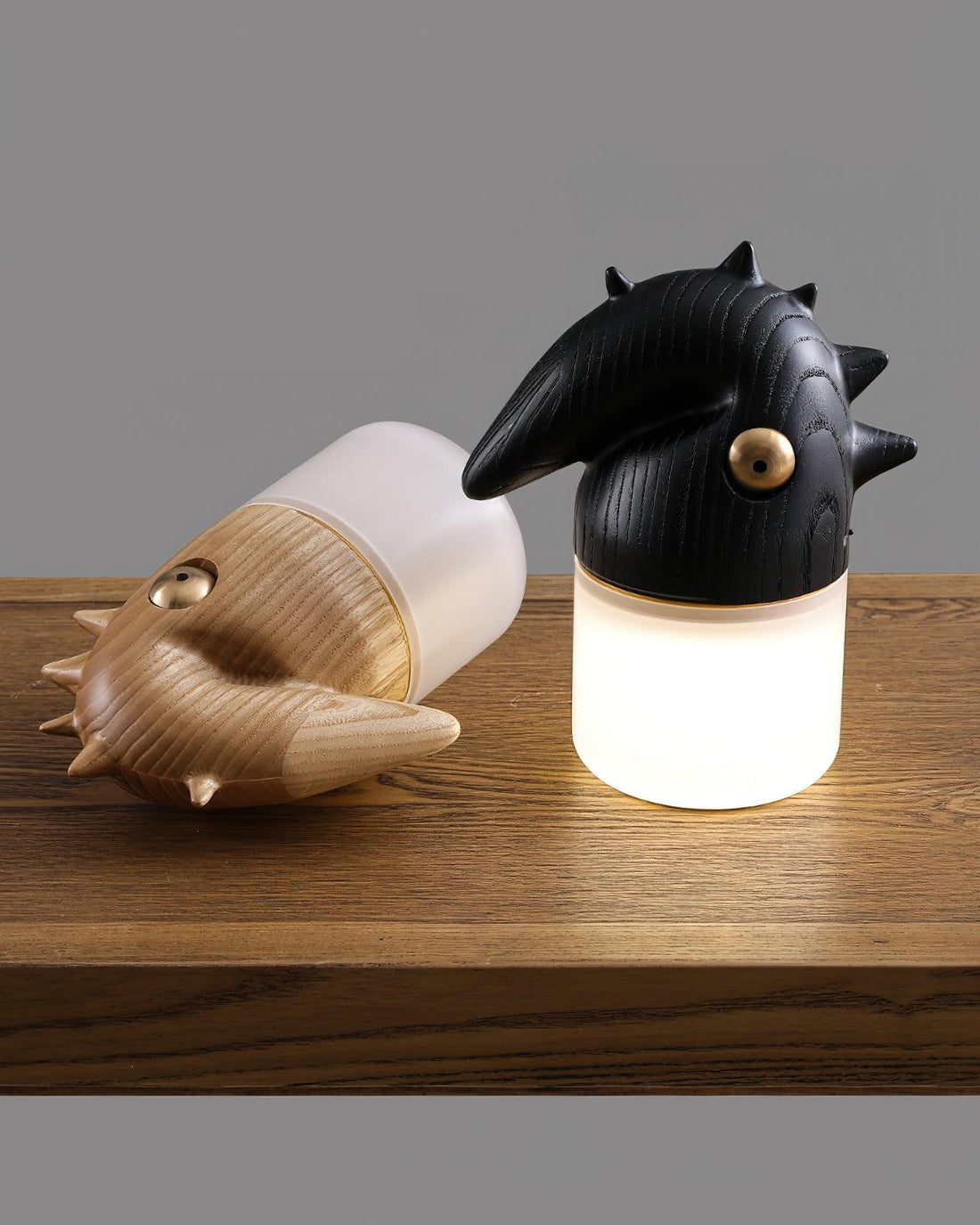 Tischlampe mit Akku - Dekoratives Rosshaarlicht fürs Schlafzimmer
