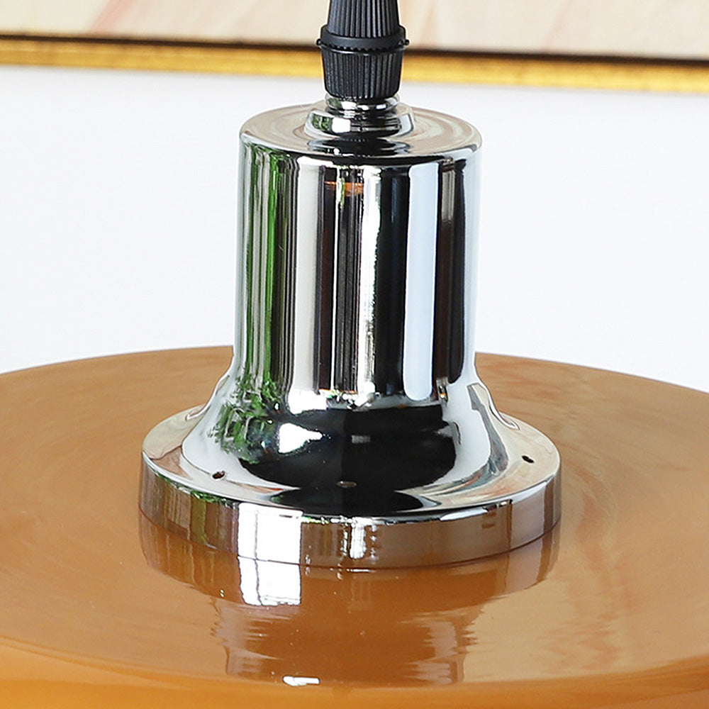 Bauhaus Glass Pendant Light - Coffee Dome Lamp for Dining Room