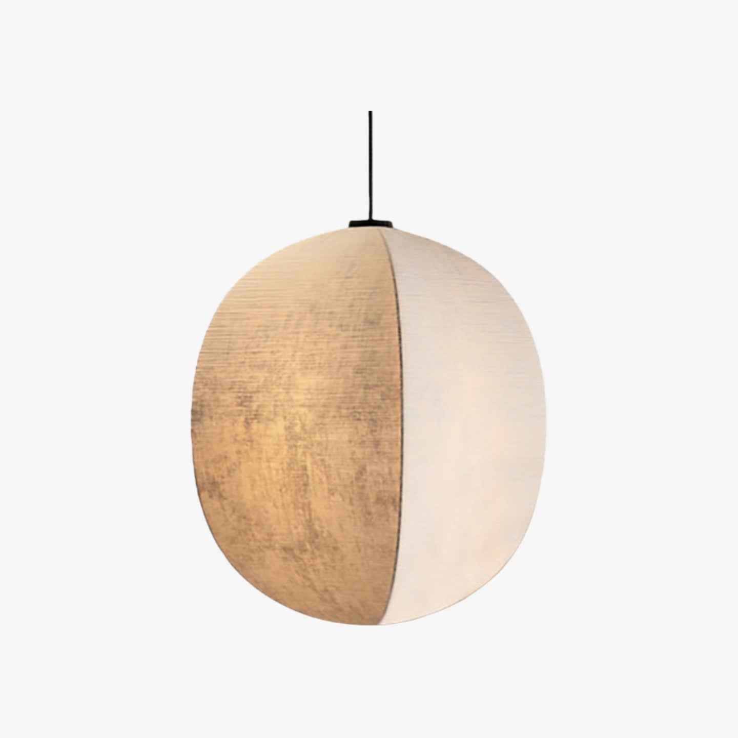 Diora Silk Texture Lantern Pendant Lamp - Contemporary Iron Hanging Light for Dining Room