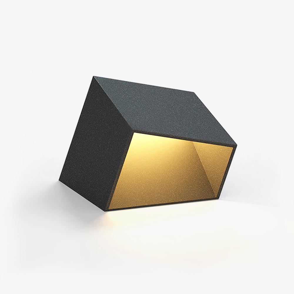 Cube Outdoor LED Lamp - Modern Weatherproof Light for Garden & Patio