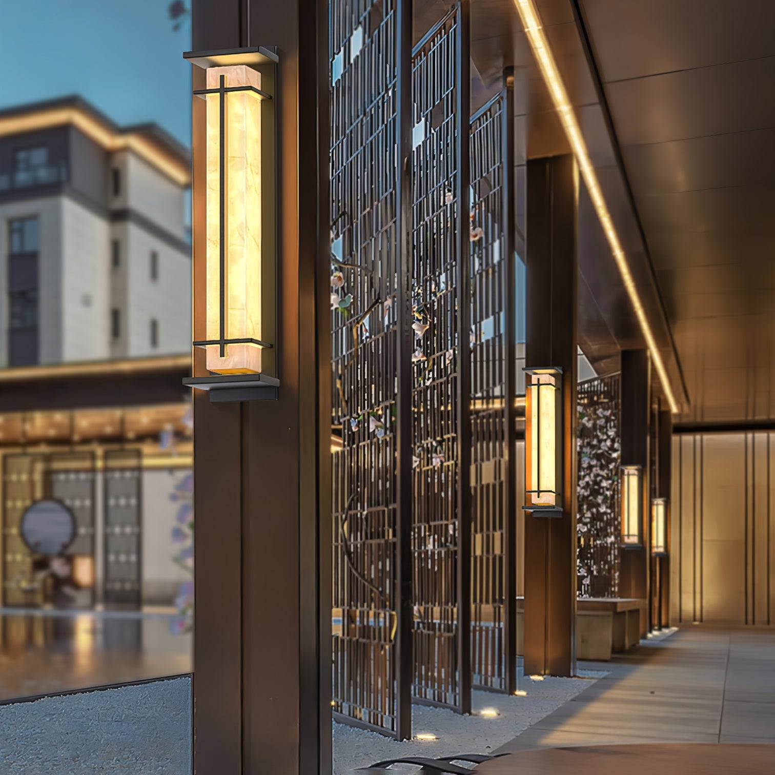 Square Outdoor Wall Light - Waterproof LED Lamp for Garden & Patio