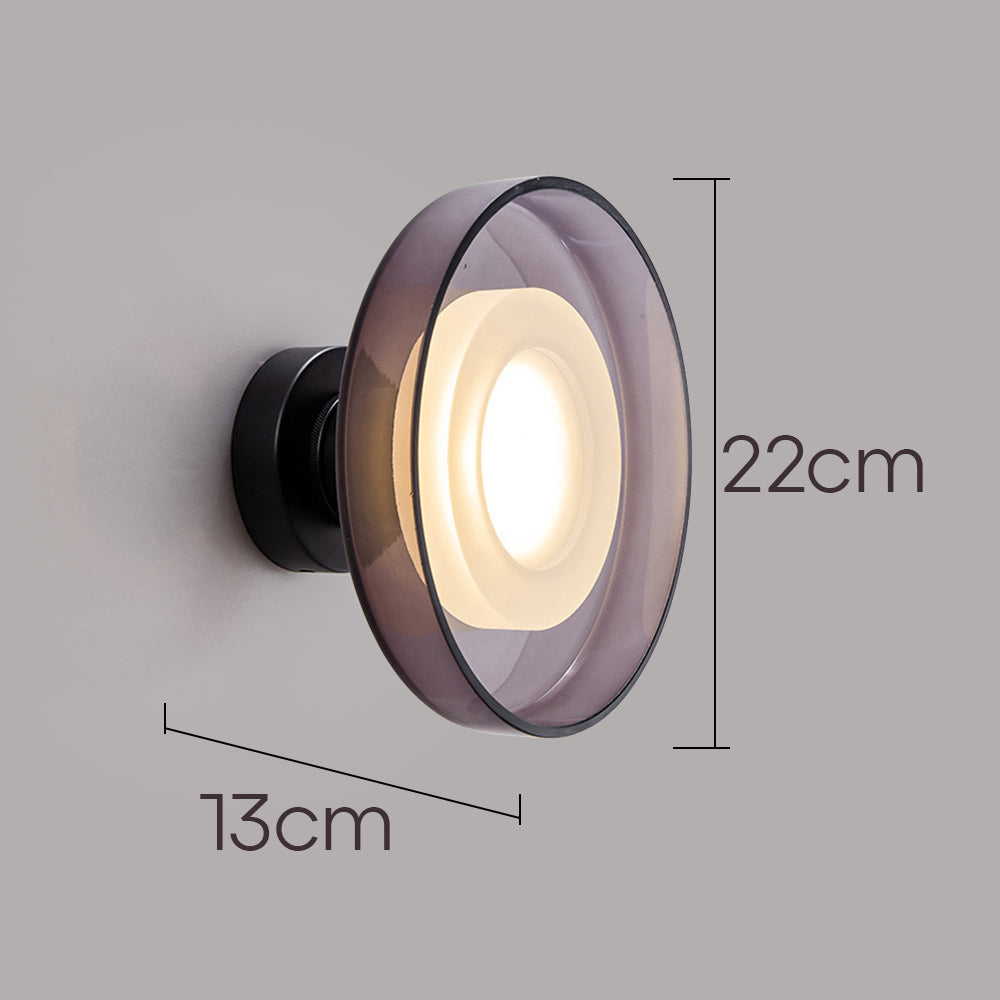 Nordic Wall Sconce - Modern Glass Round LED Lighting