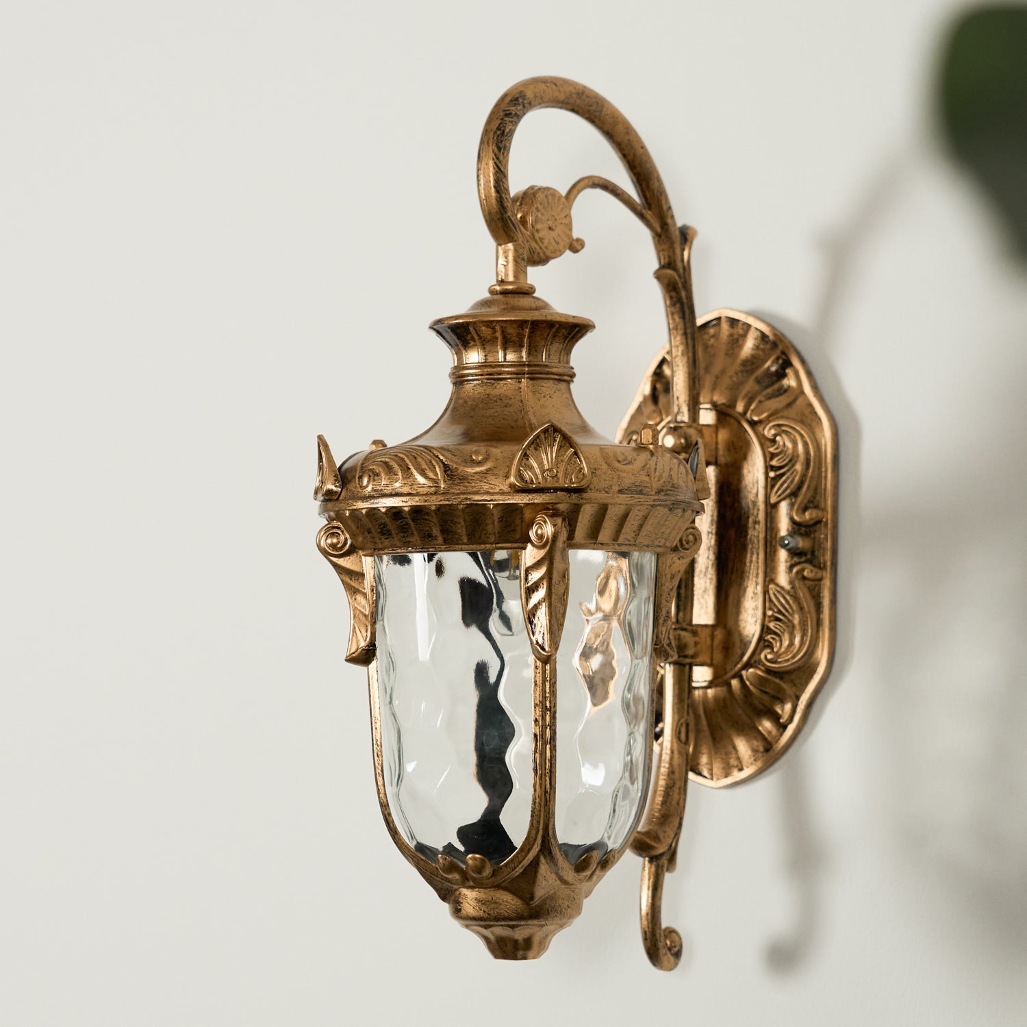 Heritage Outdoor Wall Lamp - Vintage Brass Light for Garden & Patio