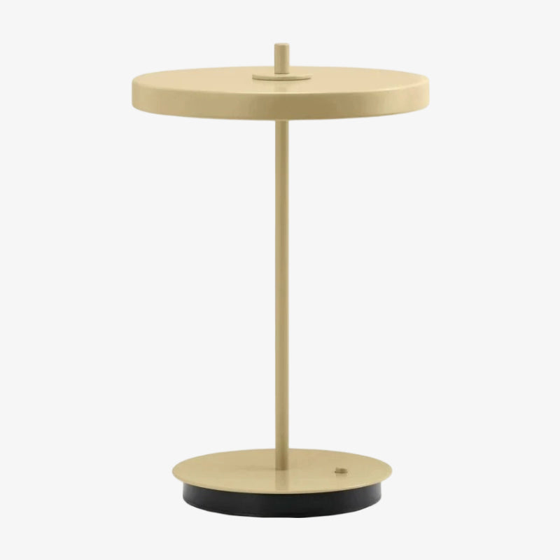Astris Modern Minimalist Metal Table Lamp Soft LED Illumination for Living Room and Office