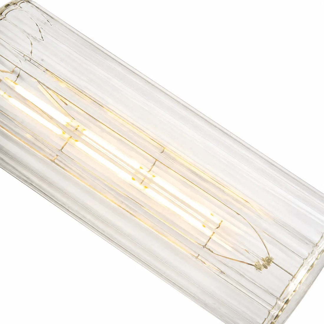 Ribbed glass shade detail