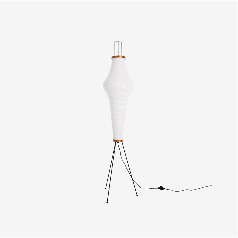Rice Paper Floor Lamp - Bamboo Frame Soft Light for Living Room