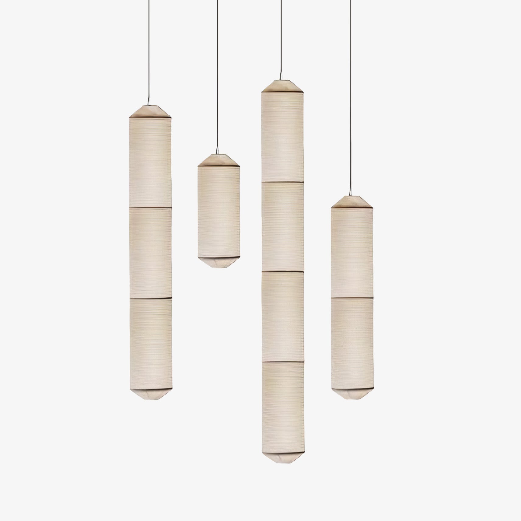 Mulberry Silk Pendant Lamp - Warm LED Lighting for Living Rooms