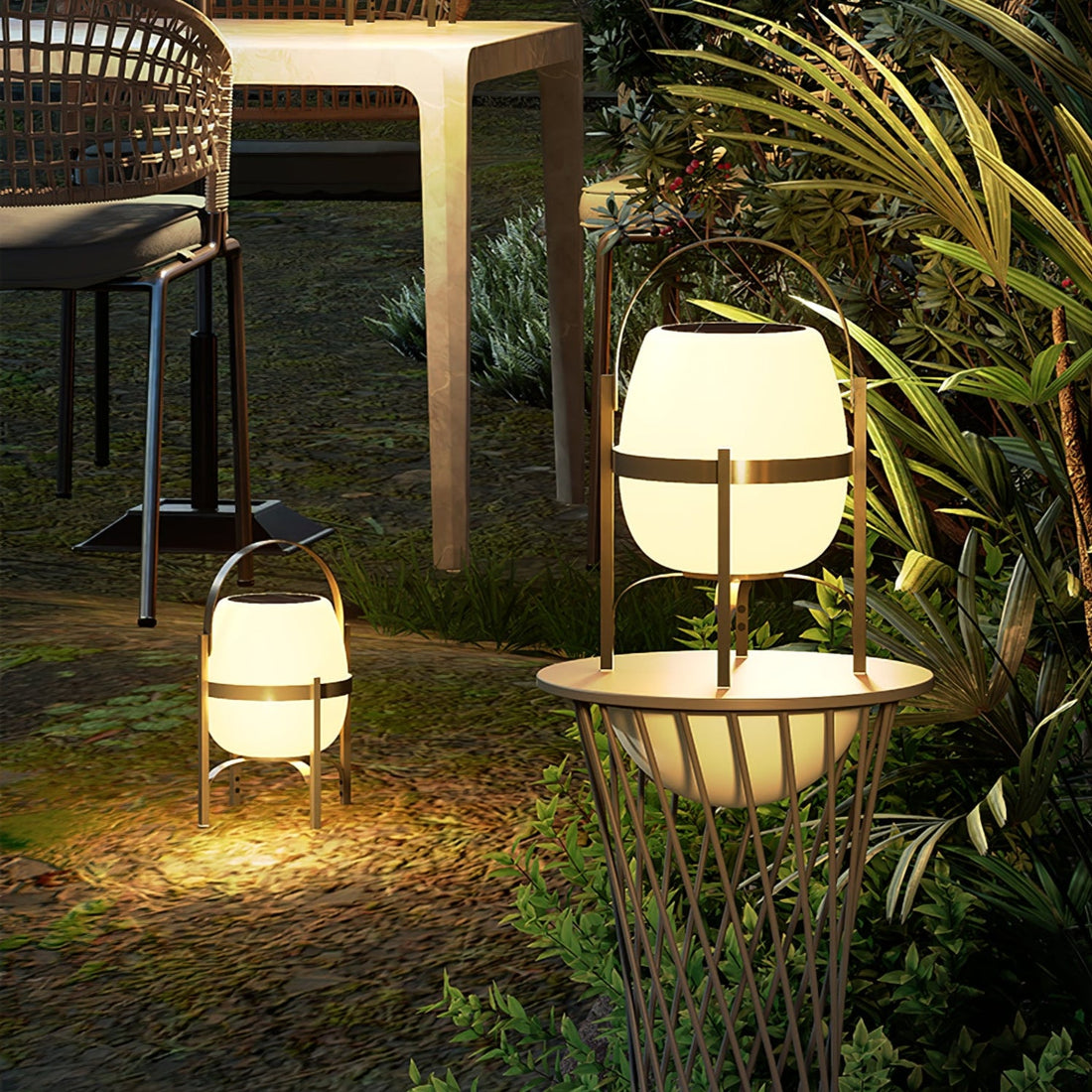 Lantern Outdoor Lamp - Portable Ambient Light for Patio & Garden