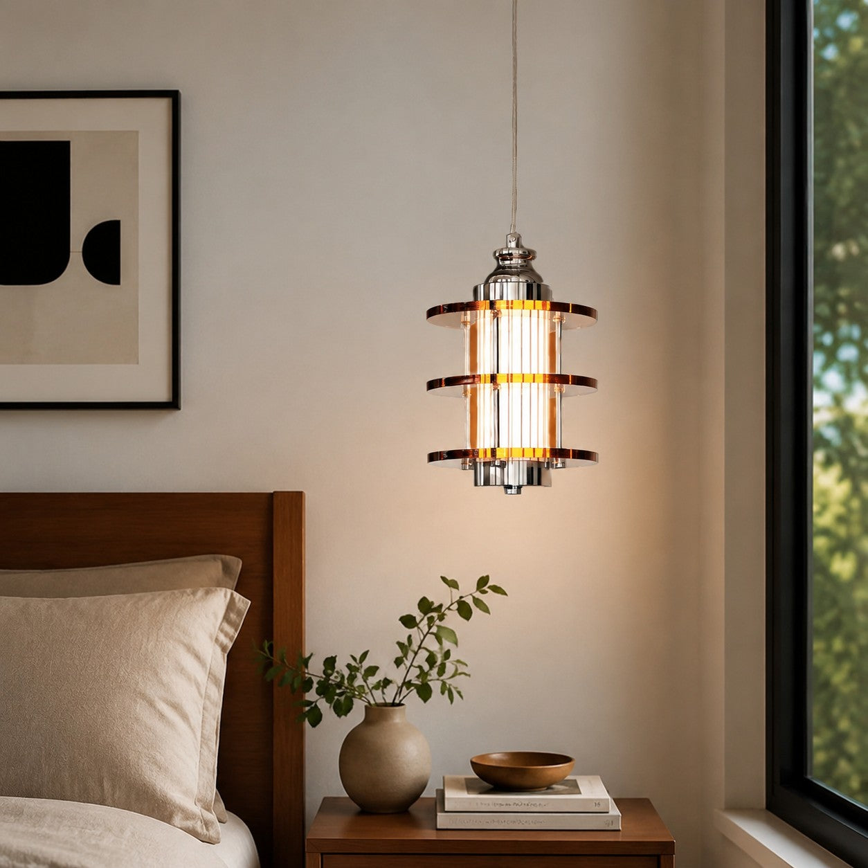 Bauhaus Acrylic LED Pendant Light