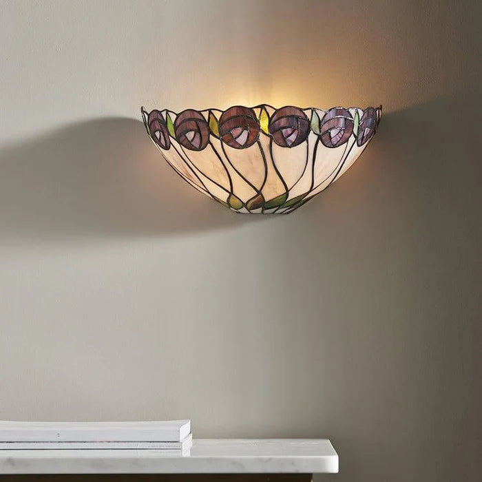 TF Hutchinson Tiffany Wall Light - for Hallway or Corridor