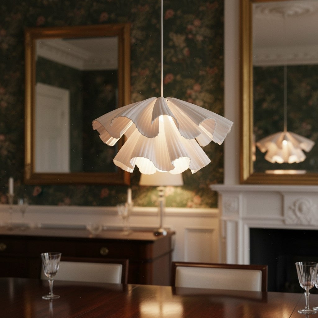Elora Plastic Pendant Lamp – Lightweight Modern Design for Bedrooms or Living Rooms