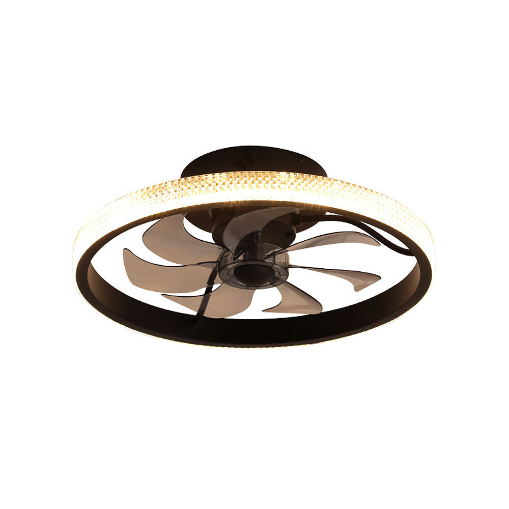 Dimmable LED Ceiling Fan – Modern Hardware Light for Home Interiors