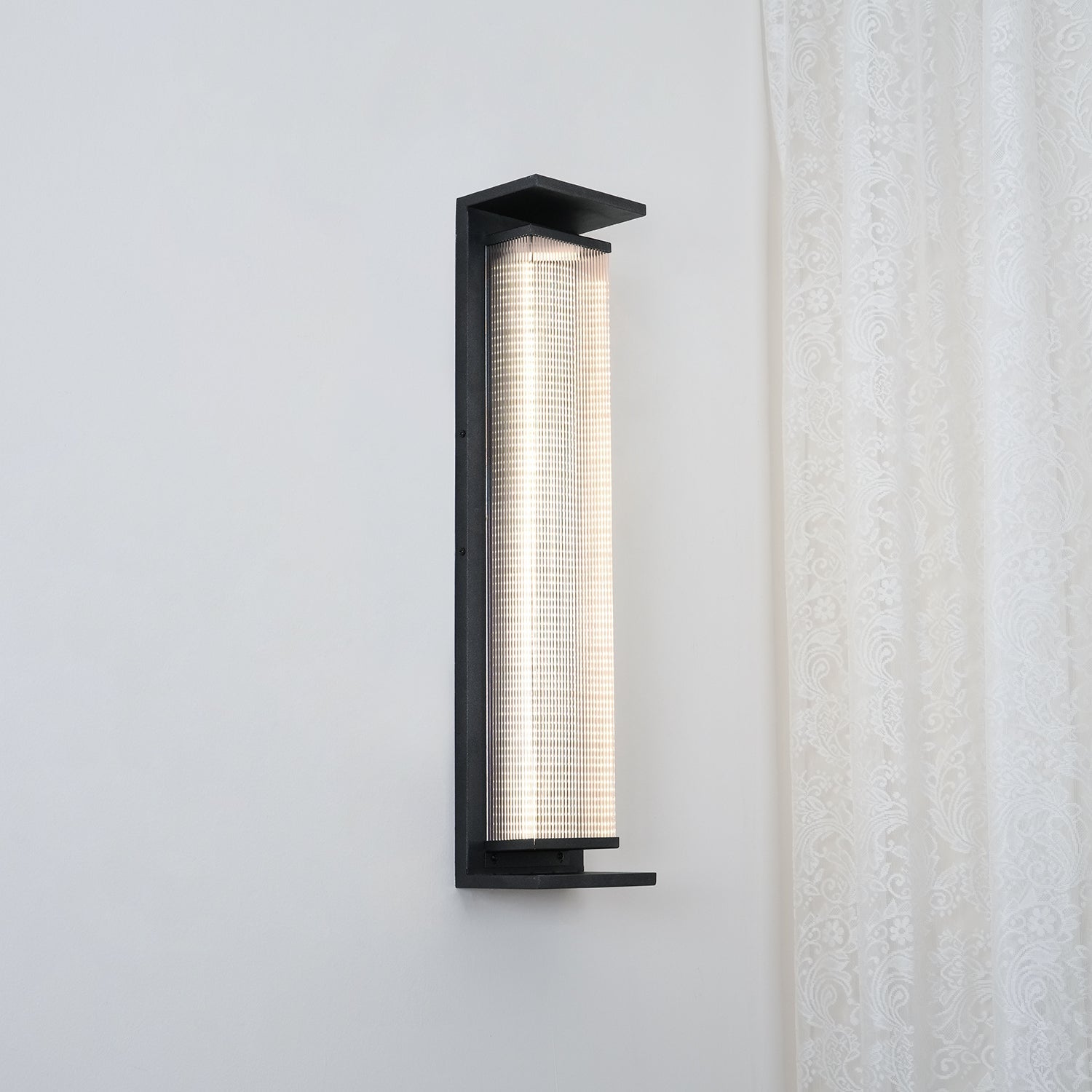 Rectangular Outdoor Wall Lamp - LED Light for Garden & Patio