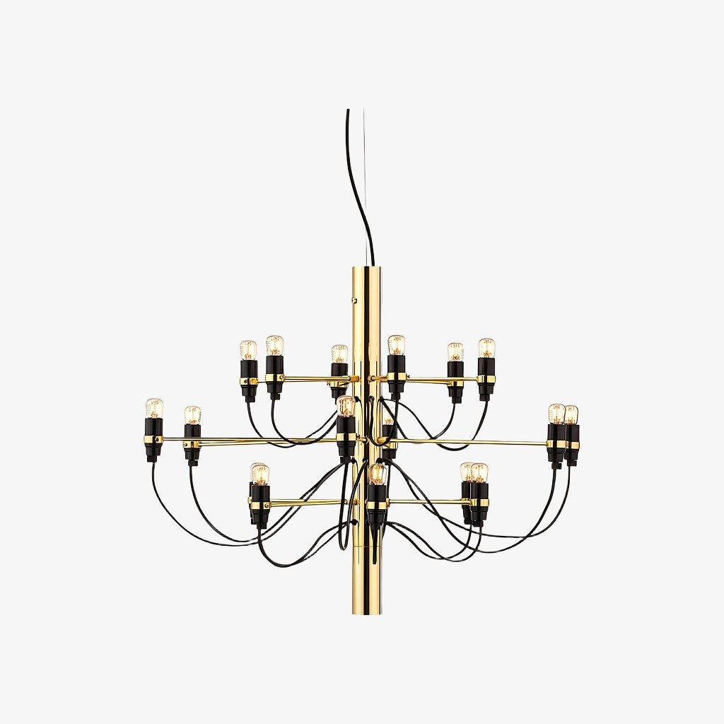 Tendrila Contemporary Multi-Light Chandelier - Industrial-Inspired Design Metal Suspension for Lounges N01