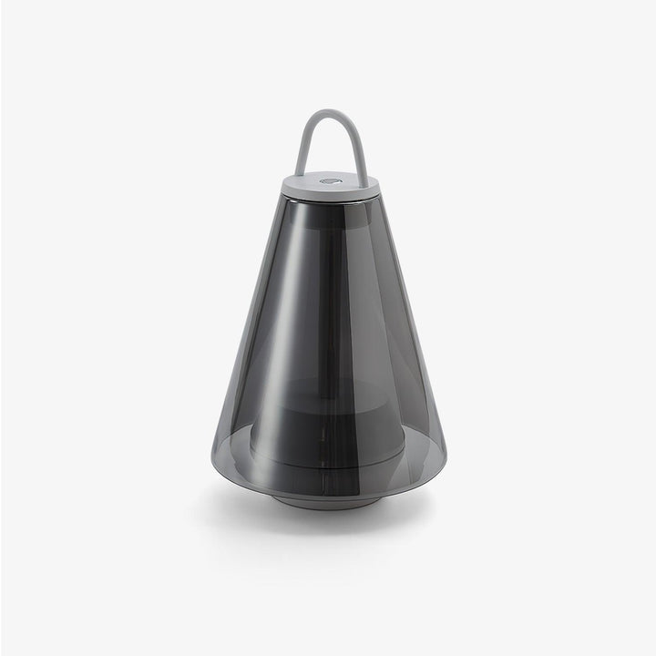 Table Lamp - Rechargeable Glass LED Light for Indoor Use